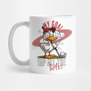 Golfer Funny Golf Tap All The Holes Mug